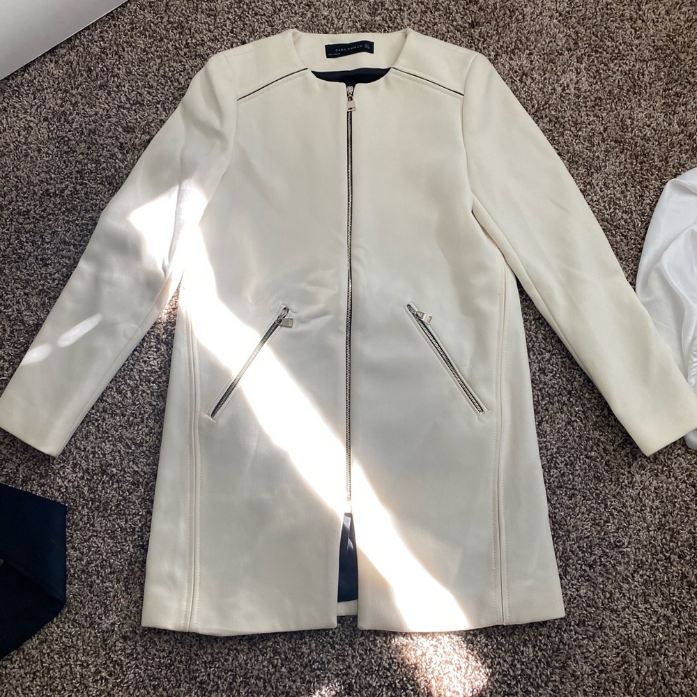Zara zipper coat